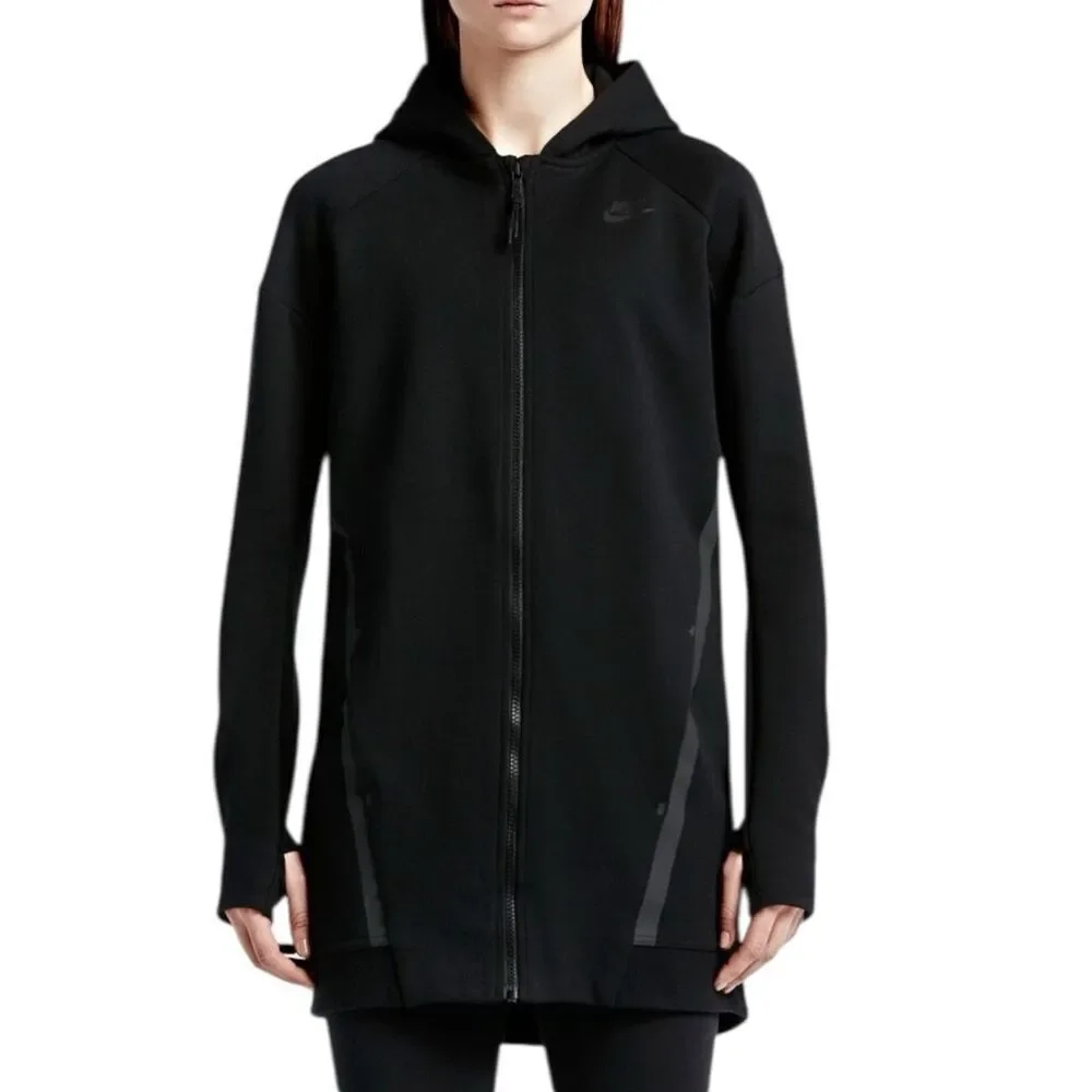 Nike Woman’s 2015 725844 Cocoon‎ Tech Hooded 2015 Dead Stock Fleece Jacket Sz M